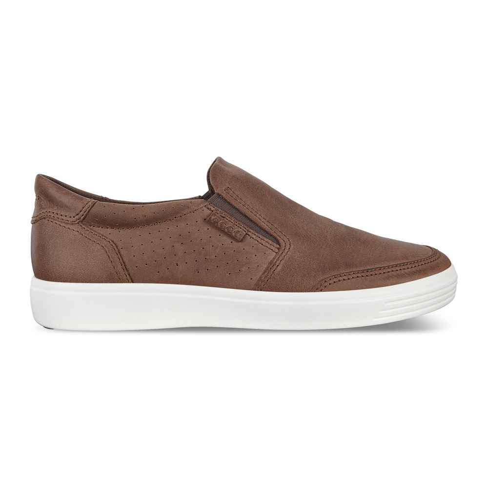 Slip On Hombre - ECCO Soft 7 Sneakerss - Marrom - NXH853290